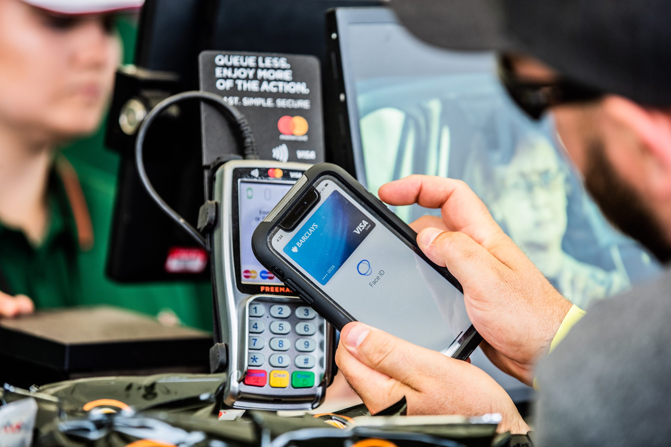 Contactless phone payment